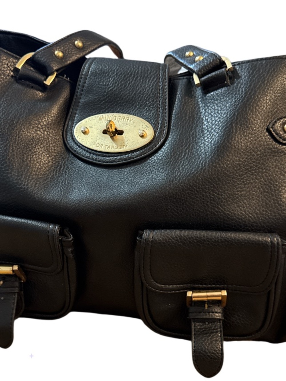 Mulberry for Target Black Satchel/tote